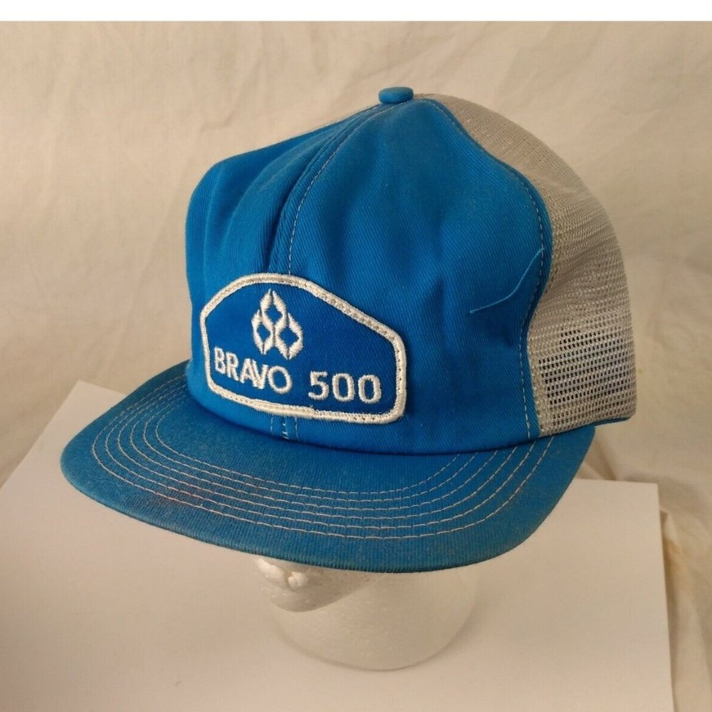 BRAVO 500 K-Brand Cap Trucker Hat Snapback Baseball Vintage retro 80s